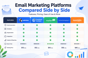 Email Marketing Platforms Compared Side by Side