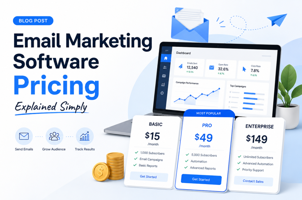 Email Marketing Software Pricing Explained Simply